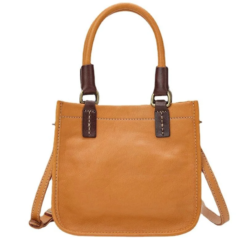 Chic Style, Always In Vogue Ashley Retro Handmade Leather Crossbody Handbag