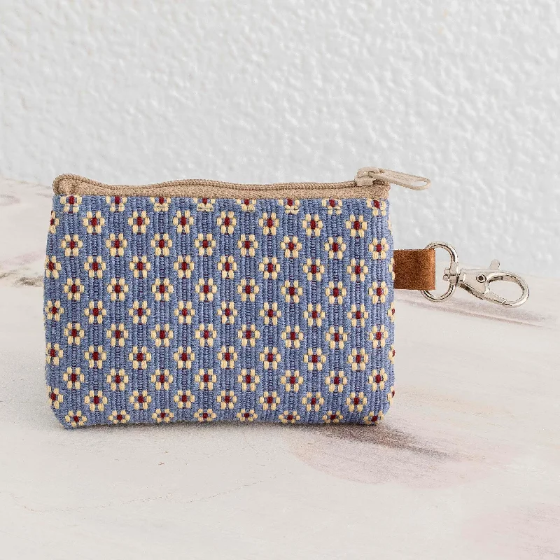 Stylish And Affordable Bags For Every Occasion Blue Ditsy All Cotton Blue Coin Purse Stylish And Affordable Bags For Every Occasion Blue Ditsy All Cotton Blue Coin Purse