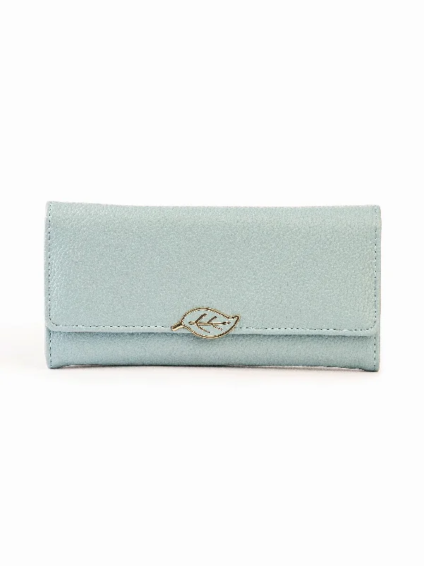 Clearance-Priced Bags Leaf Brooch Wallet