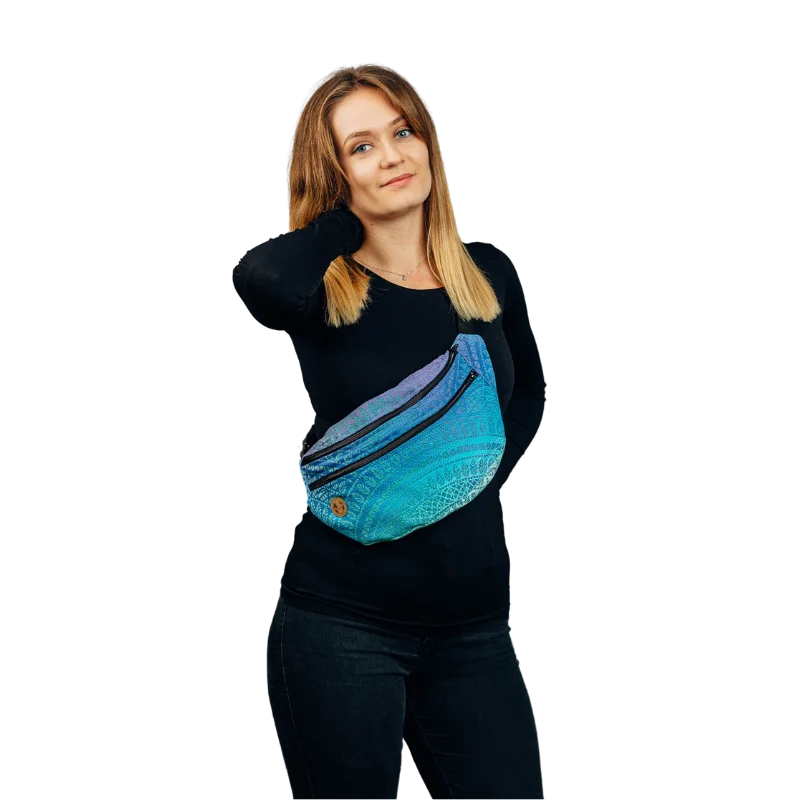 Black Friday And Cyber Monday Bag Deals Peacocks Tail Fantasy Large Waist Bag by LennyLamb Black Friday And Cyber Monday Bag Deals Peacocks Tail Fantasy Large Waist Bag by LennyLamb