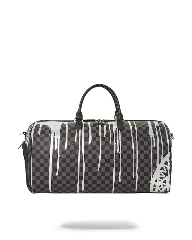 Eco-Friendly Bags With Discounts Sprayground Bag PLATINUM DRIPS DUFFLE Black