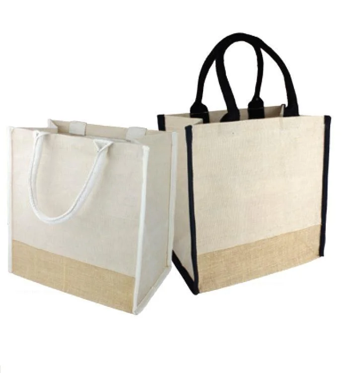 Seasonal Clearance Bags For Summer 6 ct Fancy Jute Blend Tote Bags Burlap Carry-All Totes with Full Gusset - By Bundle Seasonal Clearance Bags For Summer 6 ct Fancy Jute Blend Tote Bags Burlap Carry-All Totes with Full Gusset - By Bundle