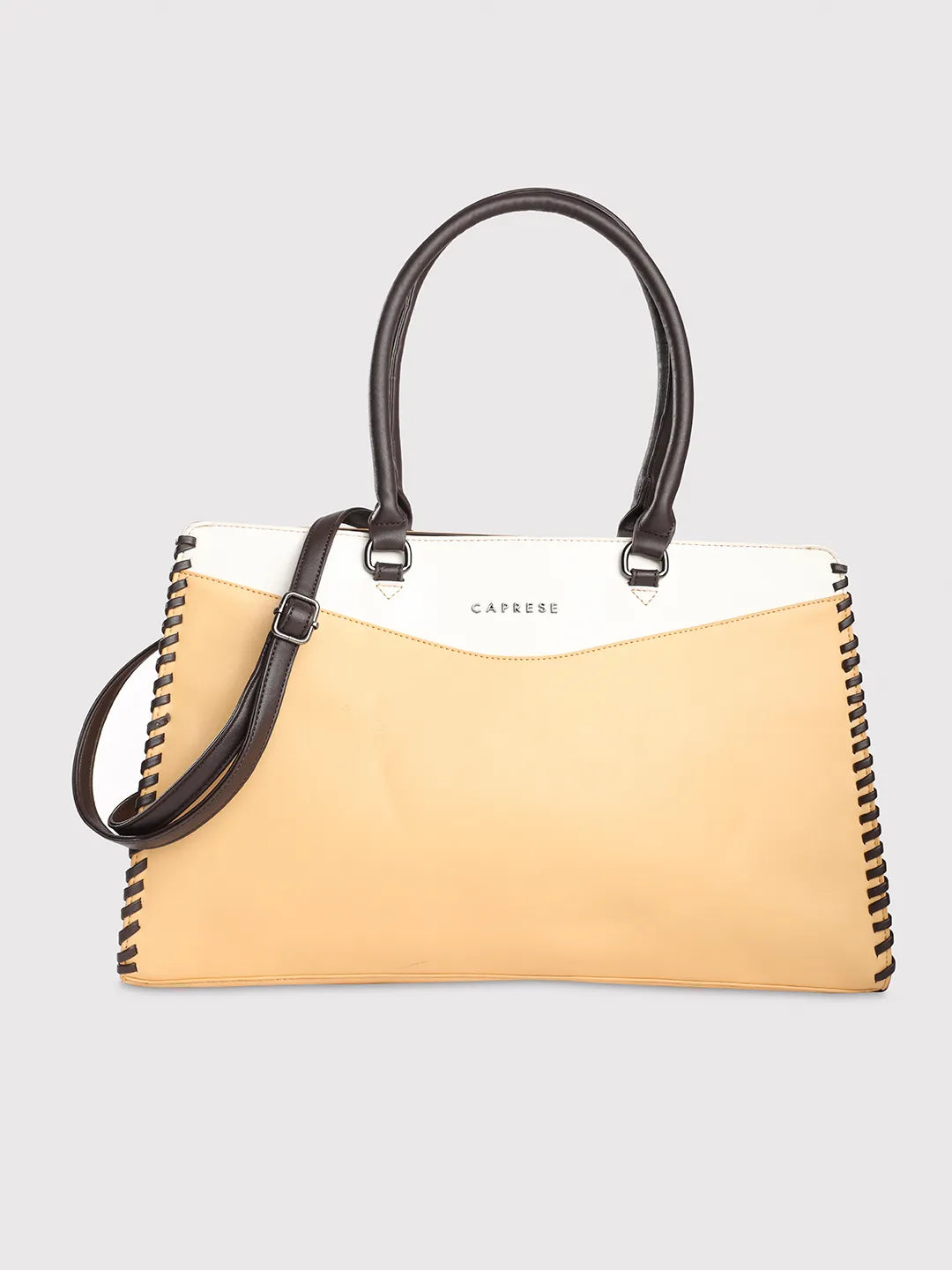 Seasonal Sale Bags Caprese Rome Laptop Satchel Large Yellow