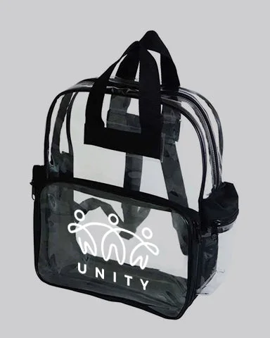 Inspired Bags For High-End Fashion Custom Heavy Vinyl Polyester Clear Backpack - Backpack With Your Logo - CBP3121 Inspired Bags For High-End Fashion Custom Heavy Vinyl Polyester Clear Backpack - Backpack With Your Logo - CBP3121
