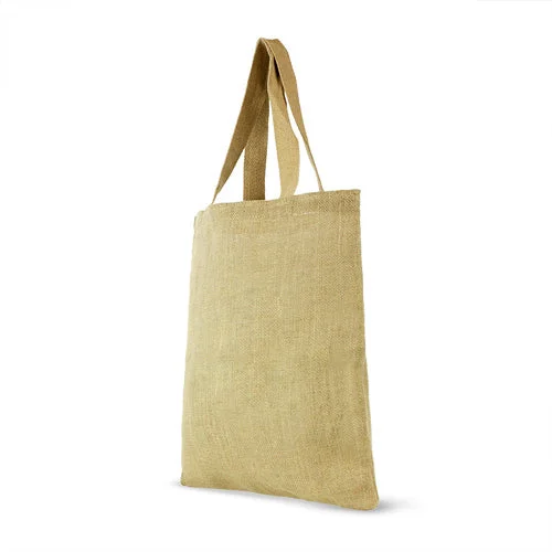 Bags With Tsa-Approved Features Jute Shopping Bag with cotton webbed handles -