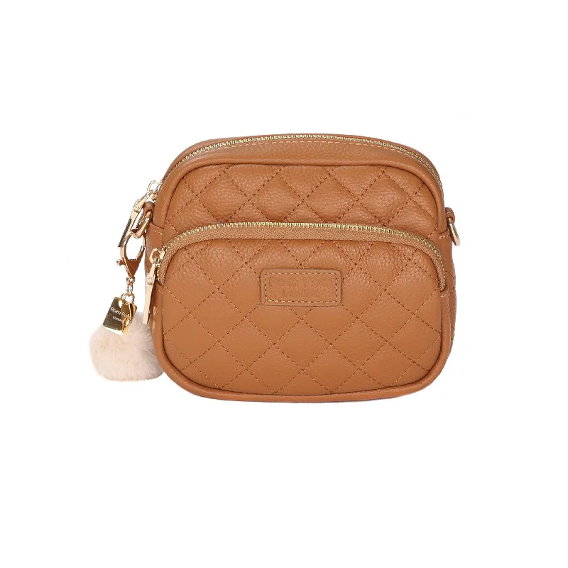 Bags With Discounts Quilted Mayfair MINI Bag Maple & Accessories