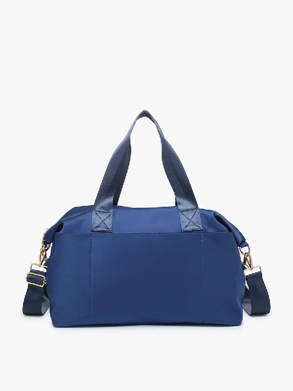 Clearance-Priced Bags Navy Vegan Nylon Weekender