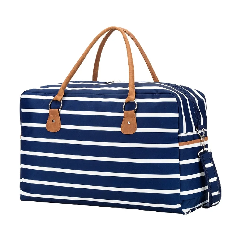 Inspired Bags For Modern Sophistication Navy Stripe Travel bag