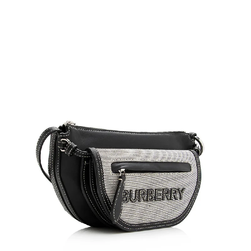 Trendy Bags For Sales Burberry Leather Double Olympia Mini Bag (SHF-21459)