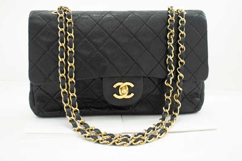 Urban Bags For City Life And Streetwear Fashion CHANEL Classic Double Flap Medium Chain Shoulder Bag Black Lamb k33 Urban Bags For City Life And Streetwear Fashion CHANEL Classic Double Flap Medium Chain Shoulder Bag Black Lamb k33