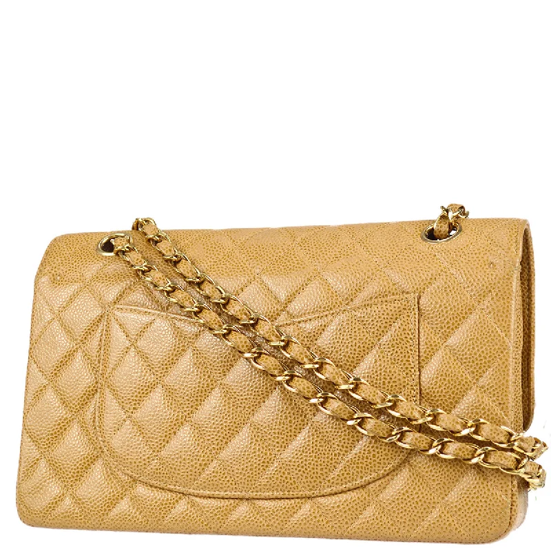 Durable And Cheap Bags Chanel 2003-2004 Beige Caviar Medium Classic Double Flap Bag Durable And Cheap Bags Chanel 2003-2004 Beige Caviar Medium Classic Double Flap Bag