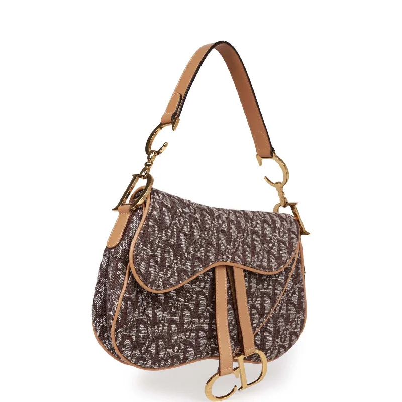 Seasonal Clearance Bags For Summer Christian Dior Double Saddle Bag Brown Diorissimo Canvas Gold Hardware Seasonal Clearance Bags For Summer Christian Dior Double Saddle Bag Brown Diorissimo Canvas Gold Hardware